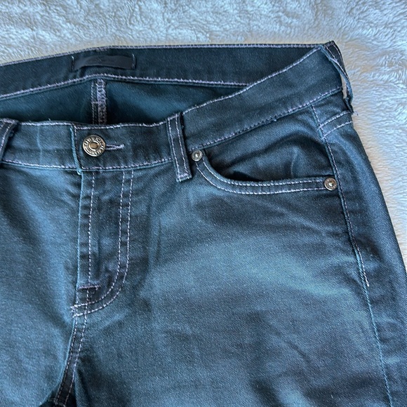 Size 29   Seven 7 for all mankind black skinny jeans - Picture 6 of 10